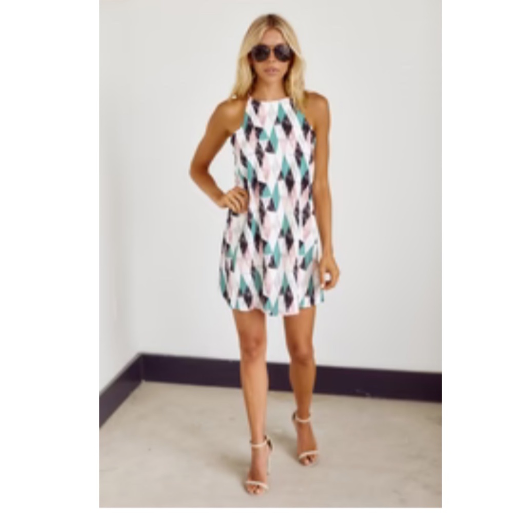 Rosie Geometric Mini Dress